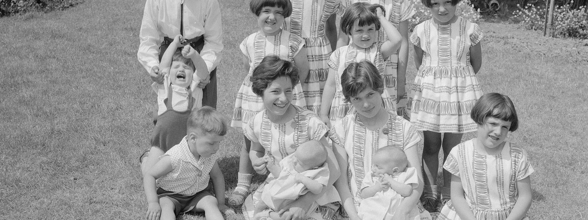 Z. Ruijtenburg-Witte family with four twins